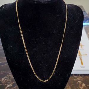 Gargantilla ligera oro 14k 18 pulgadas